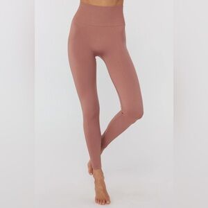 Spiritual Gangster xs small Clay Love Sculpt Legging Rib Fabric high rise